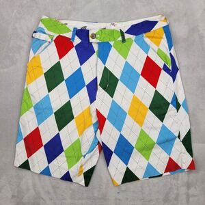 Royal Awesome Golf Shorts Mens 34 Chino Performance Country Club Tee Caddy Adult